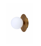 Wall lamps - Light Prestige Roma Wall lamp G9 1x5W gold/white LP-1345/1W GD - product 1