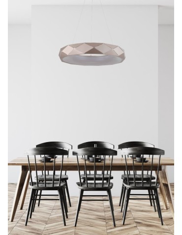 Light Prestige Reus wisząca LED 1xLED 36W Złoty LP-8069/1P LED GD - produkt 2