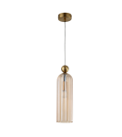 Single pendant lamps - Light Prestige Piega pendant lamp E14 1x40W amber LP-939/1P amber - product 1