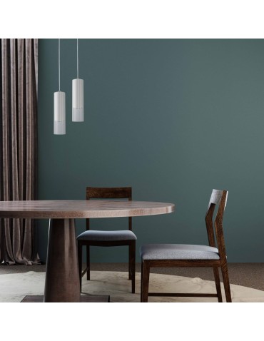 Light Prestige Manacor Lampa wisząca GU10 1x50W biały/transparentny LP-232/1P WH - produkt 2