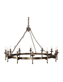 Elstead Lighting Interior Pendant CROMWELL 12x60W E14 CW12 OLD BRZ