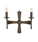 Chandelier wall lamps - Elstead Lighting Interior CROMWELL wall lamp 2x60W E14 CW2 OLD BRZ. - product 1
