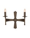 Elstead Lighting Interior CROMWELL wall lamp 2x60W E14 CW2 OLD BRZ.