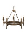 Elstead Lighting Interior Pendant CROMWELL 5x60W E14 CW5 OLD BRZ