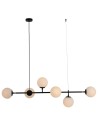 Light Prestige Alisa pendant lamp black white balls LP-005/6P BK/WH 6xE14 black / white