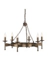 Elstead Lighting Interior Pendant CROMWELL 6x60W E14 CW6 OLD BRZ.