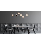 Pendant lamps - Light Prestige Alisa pendant lamp black white balls LP-005/6P BK/WH 6xE14 black / white - product 12