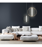 LED pendant lamps - Light Prestige Treviso large gold 3000K pendant lamp LP-798/1P L3 GD 1xLED gold - product 2