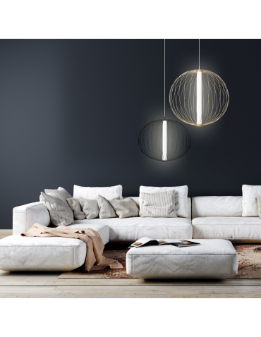 Light Prestige Treviso large gold 3000K pendant lamp LP-798/1P L3 GD 1xLED gold - product 2