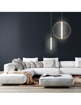 Light Prestige Treviso lampa wisząca duża złota 3000K LP-798/1P L3 GD 1xLED złoty - produkt 2