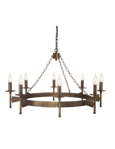 Elstead Lighting Interior Pendant CROMWELL 8x60W E14 CW8 OLD BRZ.
