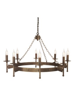 Elstead Lighting Interior Pendant CROMWELL 8x60W E14 CW8 OLD BRZ.
