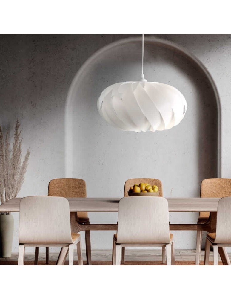 Pendant lamps - Light Prestige Jet pendant lamp white LP-023/1P WH 1xE27 white - product kolory-swiatla.pl 2