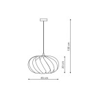 Pendant lamps - Light Prestige Jet pendant lamp white LP-023/1P WH 1xE27 white - product 3