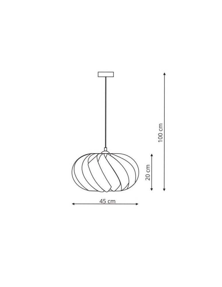 Pendant lamps - Light Prestige Jet pendant lamp white LP-023/1P WH 1xE27 white - product kolory-swiatla.pl 3