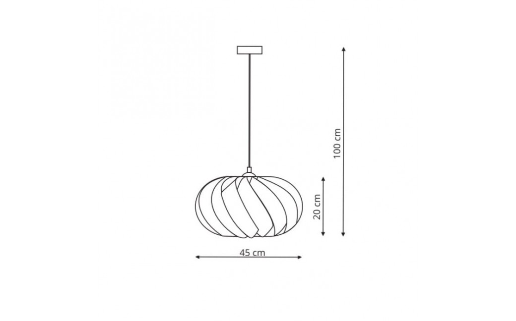 Light Prestige Jet lampa wisząca biała LP-023/1P WH 1xE27 biały