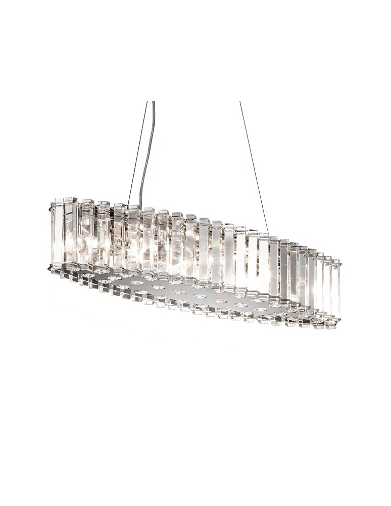 Glamour chandeliers - Kichler CRYSTAL SKYE ISLAND 8x50W G9 KL/CRSTSKYE/ISLE Pendant. - product kolory-swiatla.pl 1