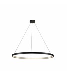 Pendant lamps circles - Light Prestige Ring medium pendant lamp black 3000K LP-909/1P M BK 1xLED black - product 1