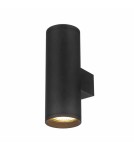 Outdoor wall lamps - Light Prestige Torino wall lamp black IP54 LP-109/1W-IP54-BK 2xGU10 black. - product 1