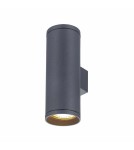 Outdoor wall lamps - Light Prestige Torino wall lamp anthracite IP54 LP-109/1W-IP54-AN 2xGU10 anthracite - product 1