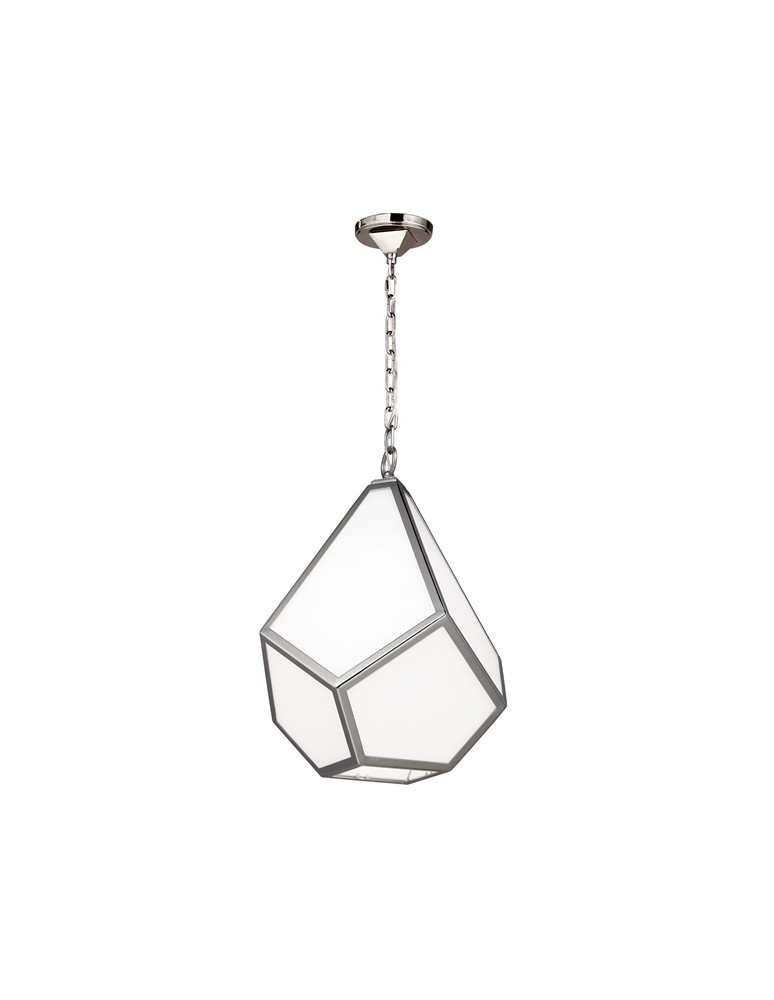 Geometric pendant lamps - Feiss DIAMOND 1x75W E27 FE/DIAMOND/P/M Pendant - product kolory-swiatla.pl 1