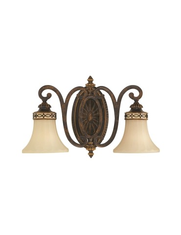 Feiss DRAWING ROOM 2x100W E27 FE/DRAWINGRM2/B Wall lamp.