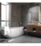 Bathroom wall lamps - Light Prestige Ibros large black wall lamp with IP44 3000K GS-LWA-12W 3000K BK 1xLED black - product 2