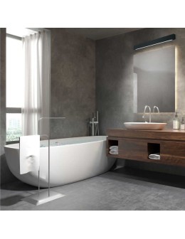 Light Prestige Ibros large black wall lamp with IP44 3000K GS-LWA-12W 3000K BK 1xLED black - product 2