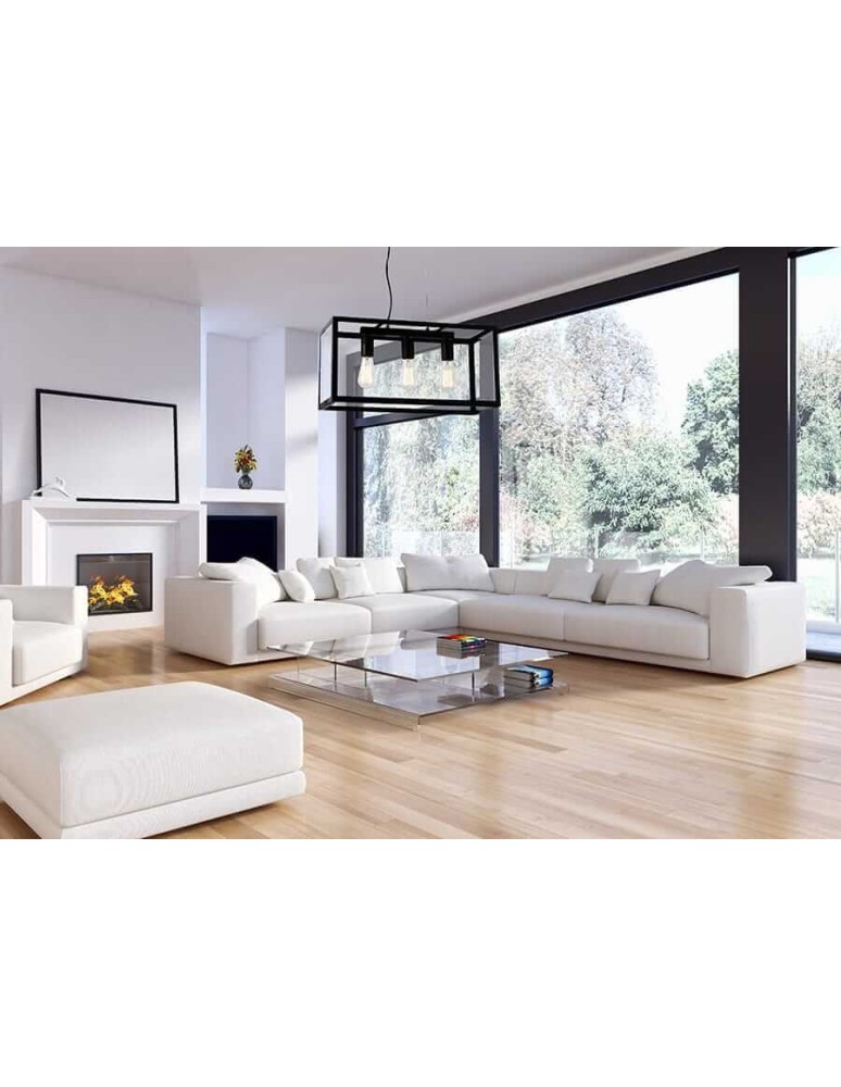 Pendant lamps - Light Prestige Naples pendant lamp LP-9002/3P 3xE27 black - product kolory-swiatla.pl 2