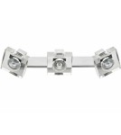 Triple wall lamps - Light Prestige Victoria 3 wall lamp LP-710/3W 3xGU10 silver, transparent - product 1