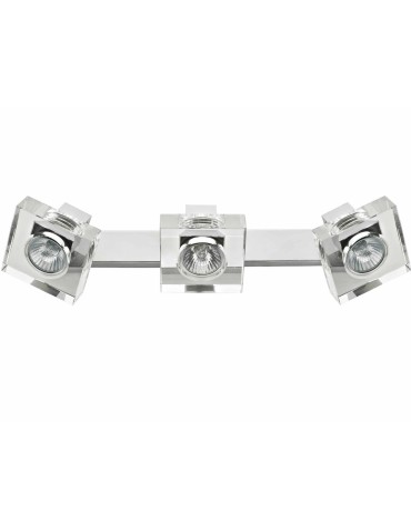 Light Prestige Victoria 3 wall lamp LP-710/3W 3xGU10 silver, transparent