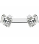 Triple wall lamps - Light Prestige Victoria 3 wall lamp LP-710/3W 3xGU10 silver, transparent - product 2