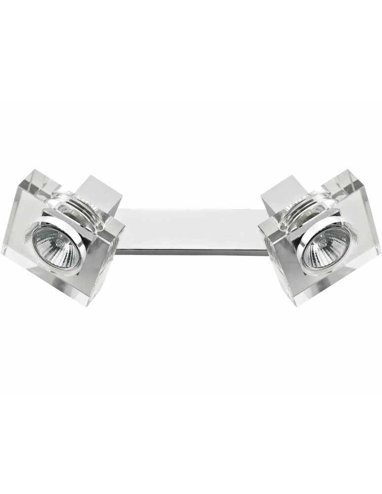 Triple wall lamps - Light Prestige Victoria 3 wall lamp LP-710/3W 3xGU10 silver, transparent - product kolory-swiatla.pl 2