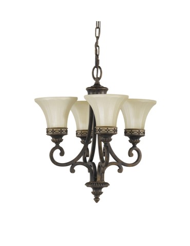 Feiss DRAWING ROOM 4x100W E27 FE/DRAWING RM4 Pendant.