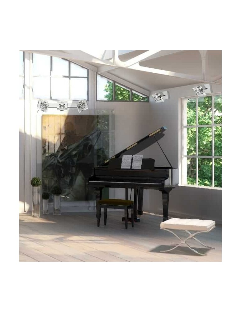Triple wall lamps - Light Prestige Victoria 3 wall lamp LP-710/3W 3xGU10 silver, transparent - product kolory-swiatla.pl 4