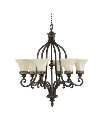 Feiss DRAWING ROOM 6x100W E27 FE/DRAWING RM6 Pendant.