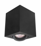 Ceiling luminaires for replaceable light source - Light Prestige Lyon 1 surface-mounted luminaire black GU10 black LP-5881/1SM BK - product 1