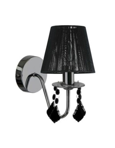 Light Prestige Mona wall lamp black 1xE14 black LP-5005/1W black