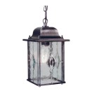 Outdoor pendant lamps - Elstead WEXFORD Pendant E27 1x100W Black/Silver WX9 - product 1