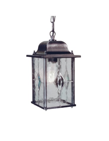Elstead WEXFORD Pendant E27 1x100W Black/Silver WX9
