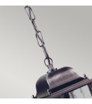 Outdoor pendant lamps - Elstead WEXFORD Pendant E27 1x100W Black/Silver WX9 - product 2