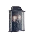 Outdoor wall lamps - Elstead WEXFORD Wall lamp E27 2x60W Black WX7 - product 1