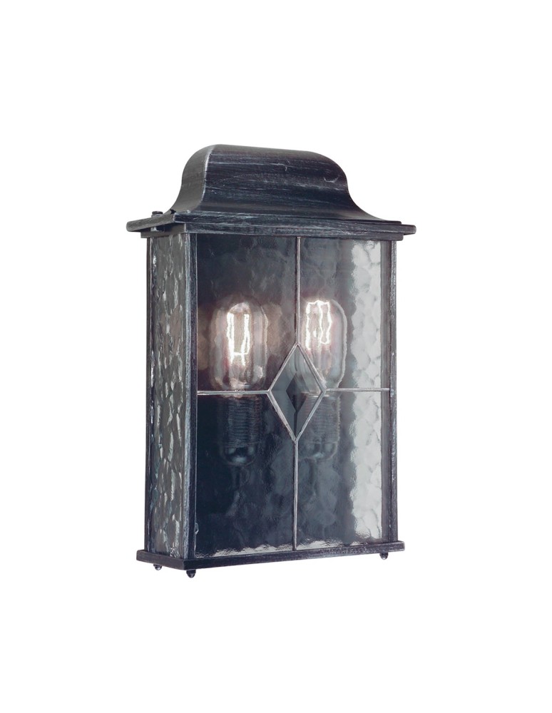Outdoor wall lamps - Elstead WEXFORD Wall lamp E27 2x60W Black WX7 - product kolory-swiatla.pl 1