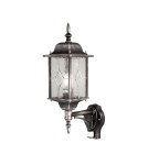 Outdoor lights with motion sensor - Elstead WEXFORD Wall lamp E27 1x100W IP44 Motion Sensor Black WX1-PIR - product 1