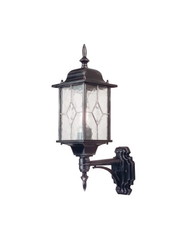 Elstead WEXFORD Wall lamp E27 1x100W IP44 Black WX1