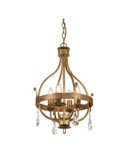 Elstead WINDSOR Pendant E14 4x60W Gold WINDSOR4-GOLD