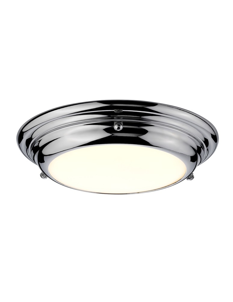 Ceiling lamps - Elstead WELLAND LED Plafond 1x12W Chrome WELLAND-F-S-PC. - product kolory-swiatla.pl 1