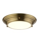 Ceiling lamps - Elstead WELLAND LED Plafond 1x12W Antique Brass WELLAND-F-S-AB - product 1