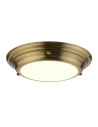 Elstead WELLAND LED Plafond 1x12W Antique Brass WELLAND-F-S-AB