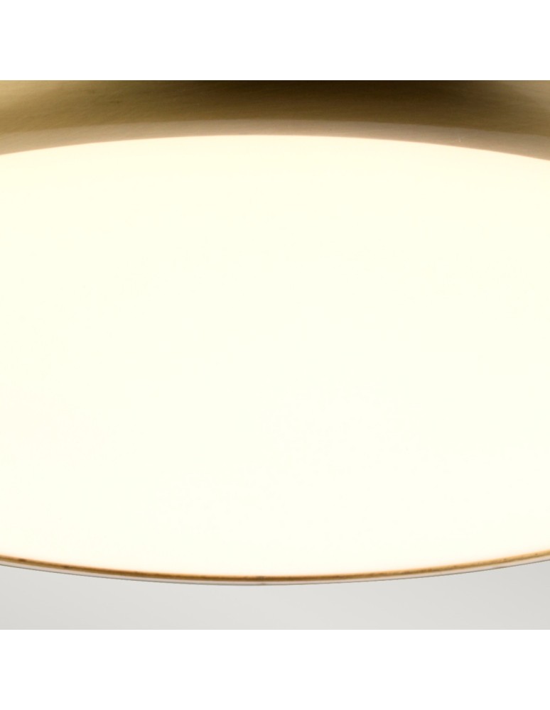 Ceiling lamps - Elstead WELLAND LED Plafond 1x12W Antique Brass WELLAND-F-S-AB - product kolory-swiatla.pl 4